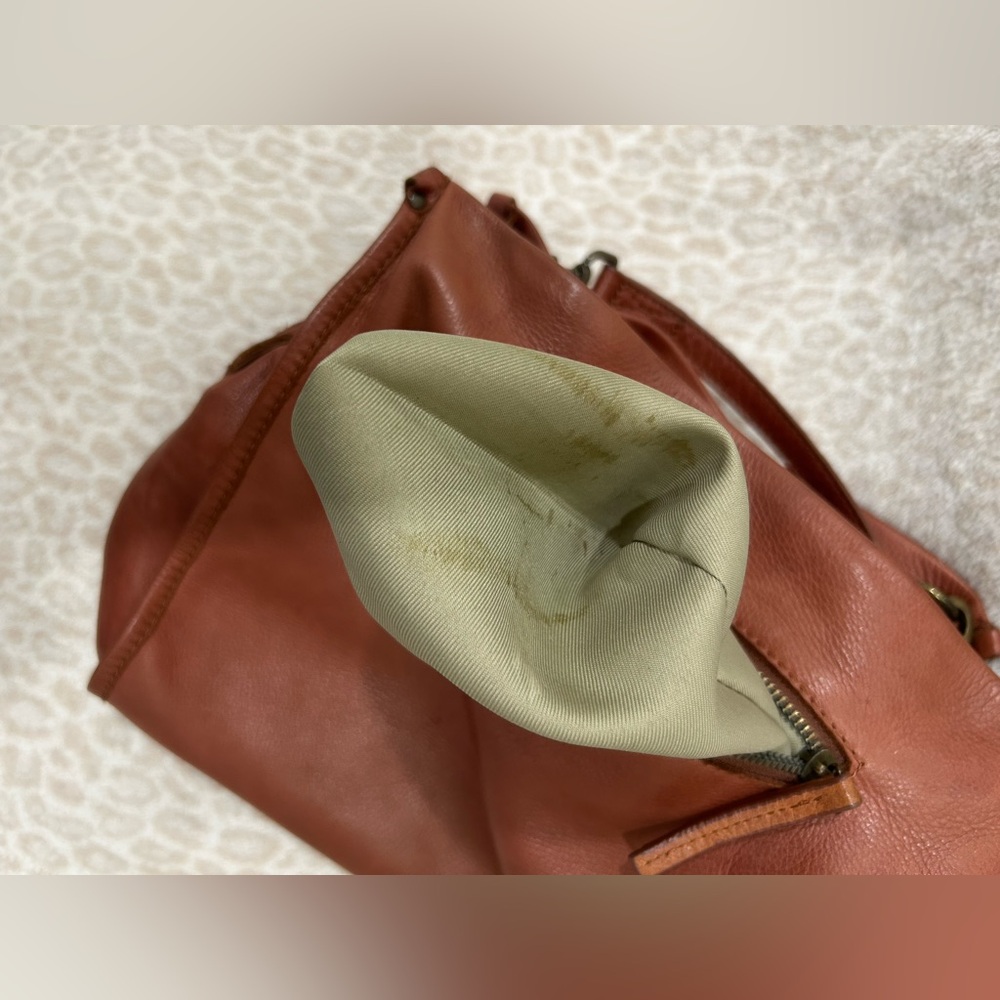 American Leather Co Leather Satchel - Picture 7 of 9